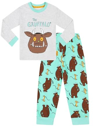 Gruffalo The Boys Girls Long Cotton Kids Pyjama Set