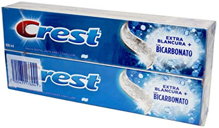 2x Crest extra blancura + bicarbonato 100ml