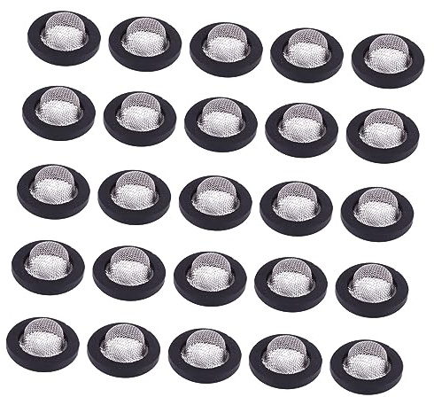 Gatuida 40pièces Rondelle De Filtre Caoutchouc Pour Pommeau De Douche Joint De Filtre De Tuyau De Douche Entretoise De De