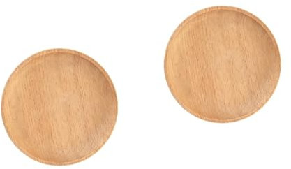 OUNONA 2stücke Vielseitige Holz Dessertplatte Japansiche Buche Für Snacks Früchte Desserts Für Feiern Hochzeiten Und Alltag
