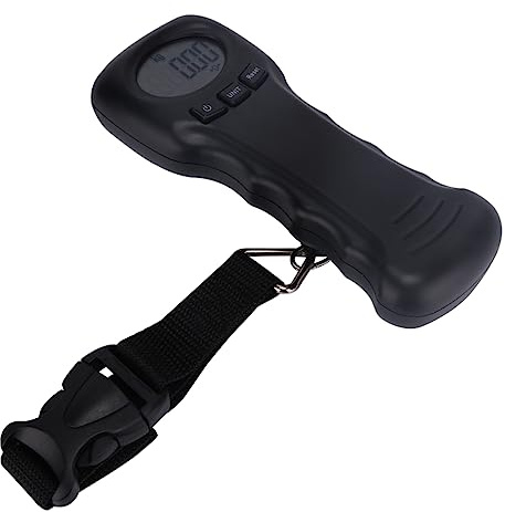 VALICLUD Digitale Luggage Scale Mit Lcd-display Tragbare Handwaage Für Und Gepäck Genaues Batterie Schwarz