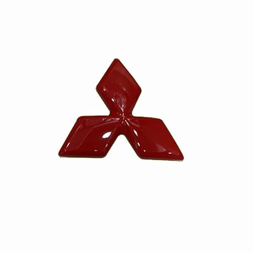 SJSHOPS Auto Emblem für Mitsubishi Outlander Eclipse Cross ASX,Auto Buchstaben Logo Buchstaben 3D Aufkleber,Auto Emblem Logo Aufkleber 3D Metall Emblem Auto Aufkleber,Aufkleber Mit Autologo, B