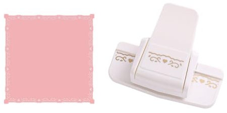 Rdxanc Compacts Embossing Label Maker Border Embossing Punches Embossing Machine for Home School and Office Paper Cutter