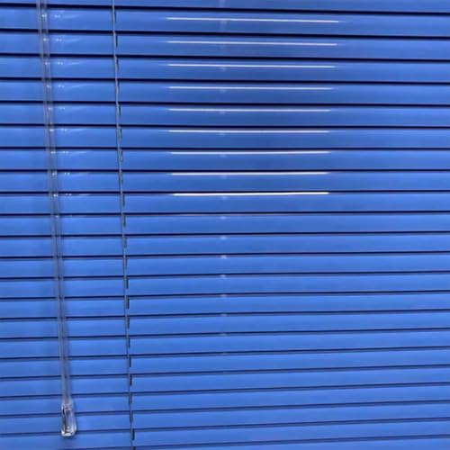 Persiana de Aluminio, Persiana Veneciana para Ventanas,Incluye Material de Montaje, Privacidad, Protección contra la luz y el Deslumbramiento, Azul Marino, Personalizable (75×130cm)