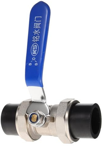 Toyvian Pe Copper Ball Valve Shut off Valve for Air Compressor Hose Handle Heavy Duty Airline