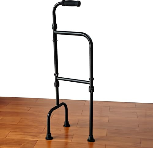 Stand-Aid Walking Cane & Sit-to-Stand Assist – 3-Leg Self-Standing Mobility Helper, Adjustable 29.3-36.3 Supports 300 lbs for Seniors Travel and Daily Use