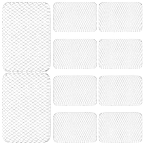 Générique Lot de 10 Tapis de Cuisson en Maille Jetables pour Barbecue, Résistants la Chaleur, Antidérapants, Adaptés aux Grils à Charbon et Gaz, pour Barbecue Extérieur, la Cuisine
