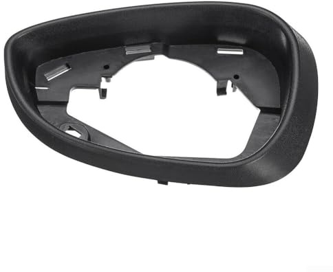Spiegelkappe Schwarz ABS für Ford für fiesta MK7 2008-2017 Links für rechts Außenspiegel Gehäuse Abdeckung Ersatzteil Robust(Left)