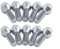 Simoni Racing Kit de 10 pernos para ruedas de llave 17 M14 x 1,5, longitud 60 mm, cabeza cónica