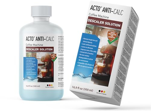 ACTO® Anti-Calc – Desincrustante líquido para cafeteras – Eliminación efectiva de cal con ácido láctico (500 ml)