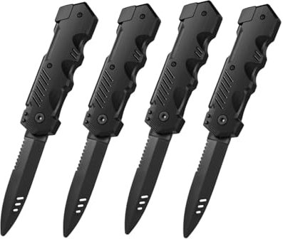 FiveMileBro Coltello Pugnale a Scomparsa in Plastica, Coltello Finto Halloween Trucco Scherzo, per Halloween Carneval Festa (4)