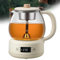 MGHRUE Machines À Thé Chaud, Machine À Thé 600 W, Panneau De Micro-Ordinateur, Corps en Verre Borosilicaté, 11 Niveaux D'isolation Thermique Réglable, 1 L, avec Maintien Au Chaud Pendant 8 Heures
