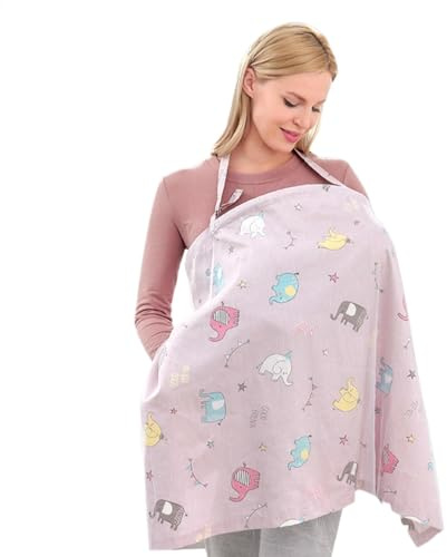 Copertura per allattamento al seno, scialle per allattamento al seno, forniture per l'allattamento al seno, accessori per seggiolino auto per bambini per allattamento al seno e pompaggio