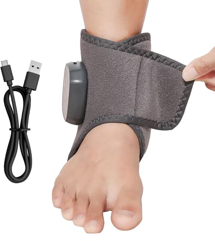 Massageur de Pieds | Massageur De Pieds Chauffant 4 Niveaux De Chauffage,Enveloppe Chauffante Sans Fil Pour Cheville Mollet Genou | Relaxation Musculaire Nerfs Mollet Genoux Spa