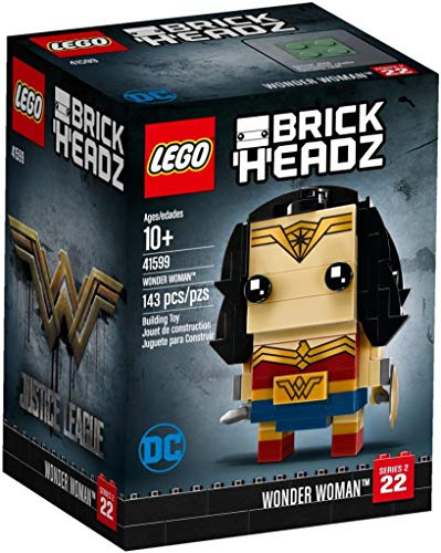 LEGO Brickheadz 41599 Wonder Woman Konstruktionsspielzeug, bunt