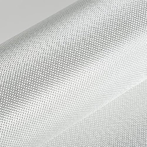 ybaymy Fibreglass Cloth Chop 10m x 1 m GlassFiber Matting Fiberglass Plain Weave Fabric Sheet Reinforced Glass Fiber Wool Roll Glass Wool Mesh Woven Roving for Tub Shower Boat & Pool Repair Marine