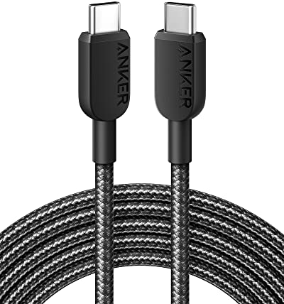 Anker USB C auf USB C Kabel, 60W USB C Kabel, USB C Ladekabel 300cm lang für iPhone 16/15 Serie, MacBook Pro/Air, iPad Pro/Air, Galaxy S24/S23 Pixel, Switch, LG und mehr (USB 2.0)