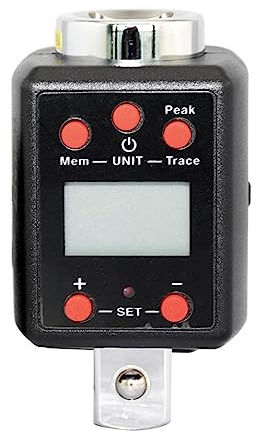 JMorCO Drehmomentadapter Digitaler Drehmomentschlüssel mit hohem Drehmoment 1,5–1000 nm Adapter 1/4 3/8 1/2 3/4 Antrieb Microtorque (Farbe: 1, Größe: 60–600 nm)