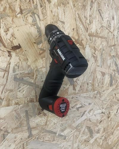 Wandhalterung für Parkside X12V Team 12V Akku und 12V Geräte Akkuschrauber (2in1 Halterung)