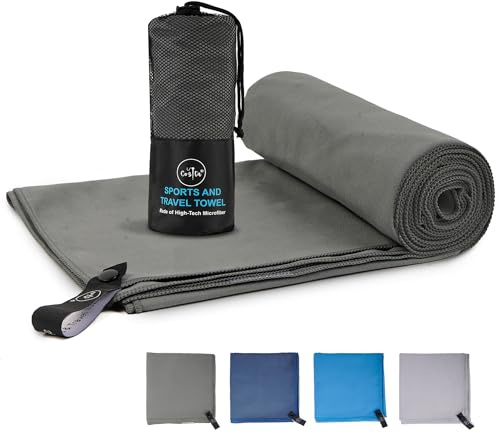 Cozita Mikrofaser-Handtuch, superweich und extrem saugfähig, schnell trocknend, maschinenwaschbar, Mehrzweck-Reisehandtuch, Gym-Handtuch, Strandtuch – Badetuch 40 x 80 cm