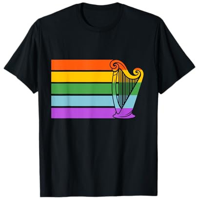 Harfenspieler Harfe T-Shirt