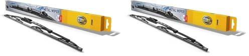 HELLA 9XW 178 878-211 Metal Wiper Scheibenwischer - WP53 - Bügelwischerblatt - für Linkslenker - 21 - 525mm - vorne - Menge: 1 (Packung mit 2)