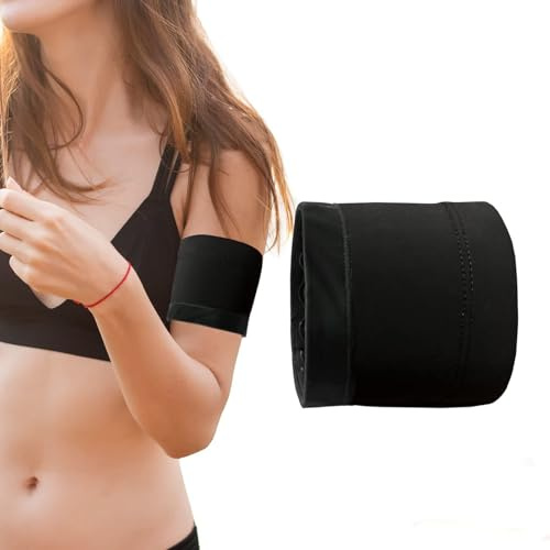 Brazalete protector sensor diabetes agua pulsera sensor diabético Pulsera de Insulina Diabética 2 Piezas Soporte de Compresión para Tendinitis y Tríceps (XL)
