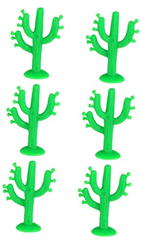 FUNOMOCYA Miniatures de Cactus Artificiels de 5cm 100 Pièces en Plastique Vert Plantes Succulentes Décoratives Réalistes pour Jardin et Décoration Intérieure