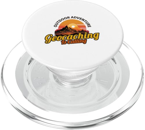 Design geocaching perfetto per gli amanti dell'avventura all'aria aperta, GPS PopSockets PopGrip per MagSafe