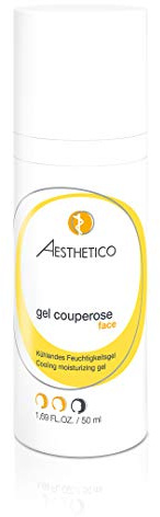AESTHETICO gel couperose, 50 ml | Kühlendes Pflegegel für zu Rötungen neigende Haut, mit pflanzlichem Wirkkomplex, beruhigt bei Couperose und Rosacea