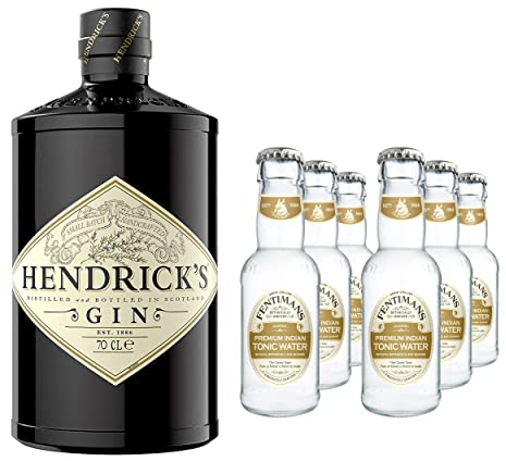 Hendricks Gin (1 x 0.7 l) mit Fentimans Tonic Water (6 x 0.2 l)