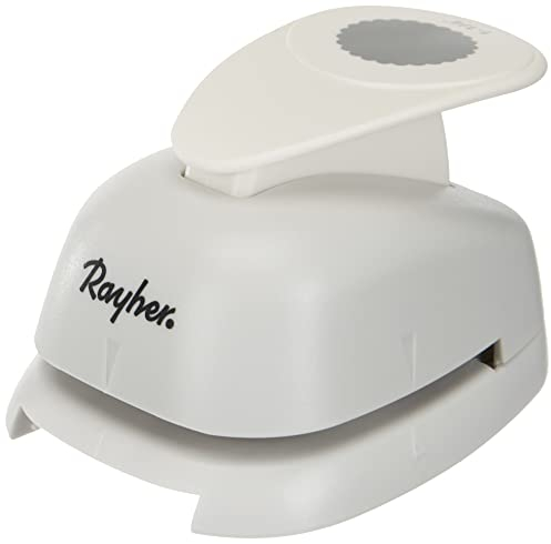 Rayher 69029000 Motivstanzer:Rund mit Zierrand, 3,16cm ø, (1 1/4), SB-Blister 1Stück