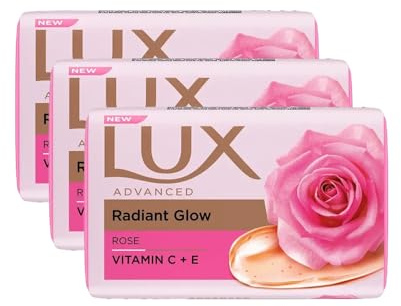 LUX Soft Touch Silk Essence & Rose Water Soap Bar,5.2 Ounce (Pack of 3)