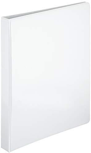 Esselte 49708 Ringbuch Präsentation, mit Taschen, A4, PP, 2 Ringe, 25 mm, weiss