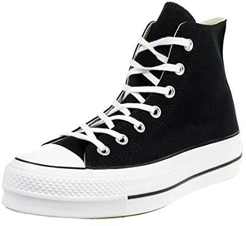 Converse Hi Platform 560845C Nero Bianco