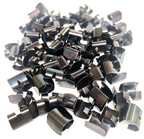 Dovetails Vintage Paint Tin Clips X 100, Spring Metal Clips to Secure Paint pots for Storage, Posting, delivery