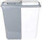 Jolie Max 90L Dual Compartment Kitchen Rubbish Bin Waste Recycling And Laundry Basket (Grey&White)