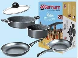 AETERNUM Set 5 PZ.Rustica, Black, One Size
