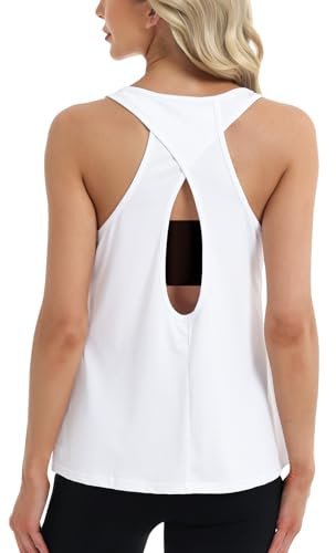 Superora Débardeur de Sport Femme Tank Top Gilet sans Manches | à Dos Ouvert,Running,Fitness