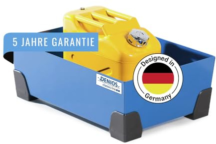 Kleingebindewanne classic-line aus Stahl, lackiert, o. Gitterrost, 30 Liter, 584x392x200