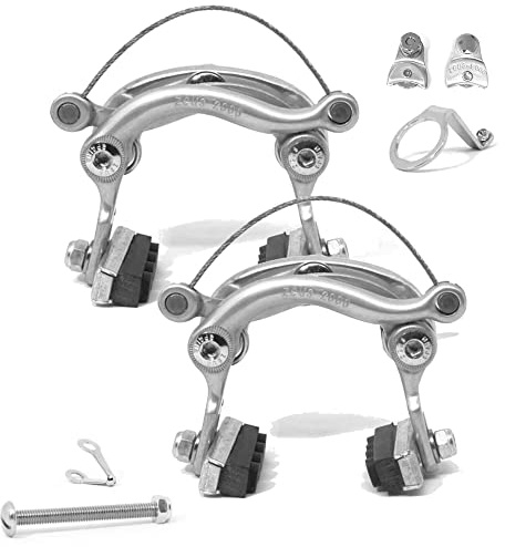 Cyclingcolors bromsok aluminium aluminium ZEUS 2000 traditionell vintage cykel full fram bak