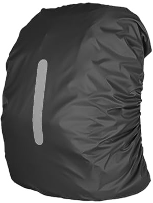 Tiardey Waterproof Backpack Rain Cover (15-65L) Reflective Rucksack Cover for Outdoor with Adjustable Rucksack Rain Cover Foldable Rainproof Dustproof Backpack Protector for Hiking Camping Cycling