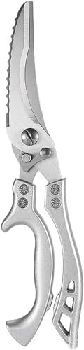 Ciseaux de Cuisine Professionnel, Ciseaux de cuisine en acier inoxydable, coupe-viande robuste, accessoires de couteau de cuisine multifonctionnels ciseaux à volaille,