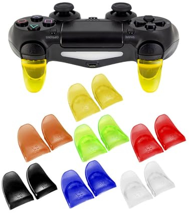 Booge 10 Pcs L2 R2 Ps4 Trigger Extenders (5 Pair L2 R2 Triggers), L2 R2 Triggers Ps4 for Ps4 Dualshock Controller