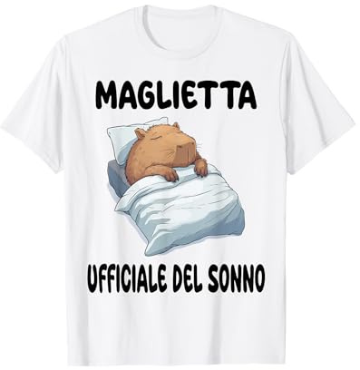 Capybara - Pigiama da Notte Ufficiale Maglietta