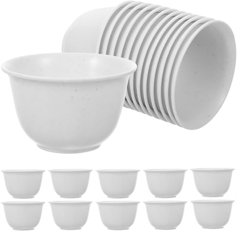Chinese Mini Teacups, 48pcs Traditional Tea Tasting Serving Cup, Mini Kungfu Tea Bowl for Chinese Ceremony Teaware