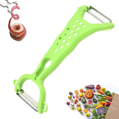mzvoo Veggieglide- Râpe Légumes Double Face,Veggie Glide Râpe Légumes Double Face,râpe Légumes Double Face Éplucheur Multifonctionnel,Cutter De Fruits Et Légumes avec Poignée Ergonomique