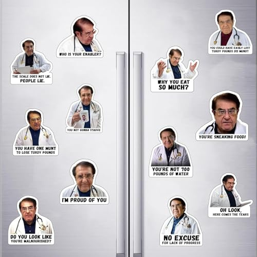 12 magneti Dr Nowzaradan Dr Nowzaradan Divertenti Calamite da Frigo for Cucina calamite da frigorifero Dr. Nowzaradan Dr Nowzaradan Magnete per Frigorifero set di Magneti per Frigorifero Ispiratori