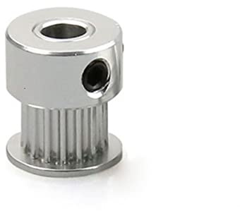 Lfang-Zahnriemenscheibe GT2. Riemenscheibe 20 Zähne 3,17mm 4mm 5mm 6mm 6,35mm 8mm Bohrung 6mm Breite 20T Zahnriemen Riemenscheibe Rad Aluminium for 3D-Drucker, Hoher Übertragungswirkungsgrad(GT2 20T 3