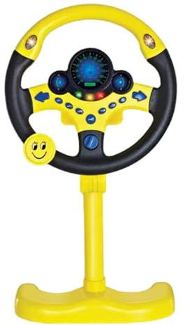 Lenkradspielzeug - Simuliertes Fahrspielzeug Mit Musik Und Sound | Lenkrad Spielzeug Für Auto | Spielzeug Lenkrad Für Auto Beifahrer | Simuliertes Fahrlenkrad | Kinder Lenkrad Spielzeug Für Auto
